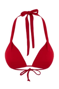 TRENDYOLMİLLA Rejection Triangle tunnelled Covered Bikini Top - Image 5