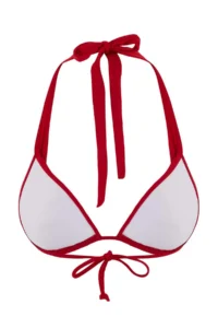 TRENDYOLMİLLA Rejection Triangle tunnelled Covered Bikini Top - Image 6