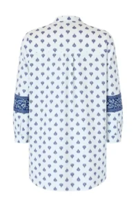 TRENDYOLMİLLA Ethnic Patterned Weaving Maxi Regular 100% Cotton Beach Shirt - Image 2