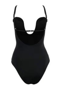 TRENDYOLMİLLA Black Strapless Covered High Leg brazilian Swimsuit - Image 2