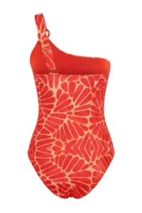 TRENDYOLMİLLA Ethnic Patterned One Shoulder Covered with accessories Regular Swimsuit - Image 6