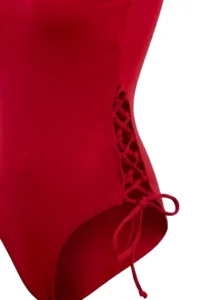 TRENDYOLMİLLA Rejection Strapless Covered Piped Regular Swimsuit - Image 2
