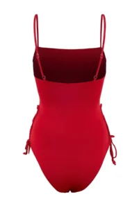 TRENDYOLMİLLA Rejection Strapless Covered Piped Regular Swimsuit - Image 3