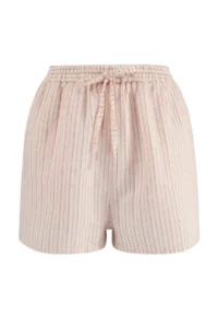 TRENDYOLMiLLA Striped Weaving Ekstra Mini Muslin tied up Beach Shorts