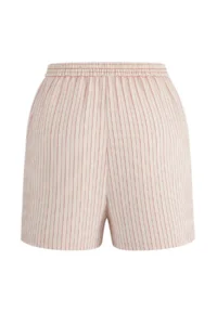 TRENDYOLMiLLA Striped Weaving Ekstra Mini Muslin tied up Beach Shorts - Image 2