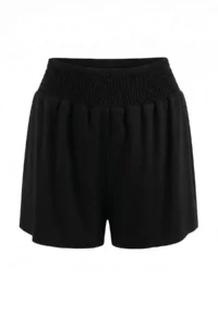 TRENDYOLMiLLA Black Knitting Super Mini Gipelli Beach Shorts