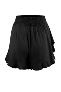 TRENDYOLMİLLA Black Weaving Mini Beach Shorts Skirt - Image 3