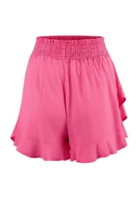 TRENDYOLMİLLA Pink Weaving Mini Beach Shorts Skirt - Image 3