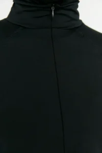 Trendyol Modest Black Long Sleeve Performance Surf Handcrafted Hijab Haşema 4 Sets Swimsuit Set - Image 3