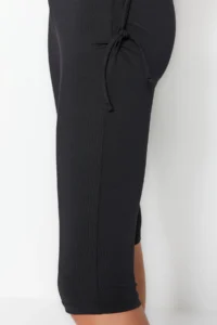 Trendyol Modest Black Zipper Detailed Half Closed 3 Sets Swimsuit Set - Image 6