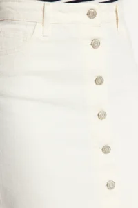 TRENDYOLMİLLA Ecru Button Closure Denim Jeans Skirt - Image 12