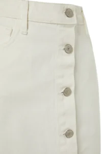 TRENDYOLMİLLA Ecru Button Closure Denim Jeans Skirt - Image 15