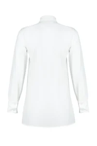 Trendyol Modest Ecru embroidery Detailed Cotton Weaving Shirt - Image 8