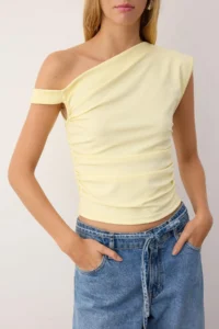 TRENDYOLMİLLA Yellow Knitting Blouse - Image 3
