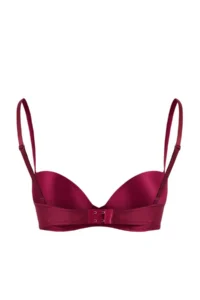 TRENDYOLMİLLA Koyu Cherry Rope Sleeveless Ekstra Dolgulu/Push-Up balconette Knitting Bra - Image 3