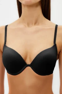 TRENDYOLMİLLA Black Rope Sleeveless Ekstra Dolgulu/Push-Up Tshirt Bra Knitting Bra - Image 7