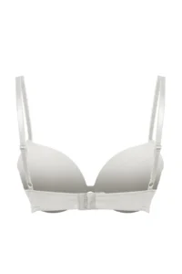 TRENDYOLMİLLA White Rope Sleeveless Ekstra Dolgulu/Push-Up Tshirt Bra Knitting Bra - Image 10