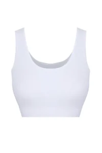 TRENDYOLMİLLA White seamless/Seamless Without underwire Thick Sleeveless bralette Knitting Bra - Image 10