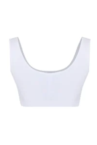 TRENDYOLMİLLA White seamless/Seamless Without underwire Thick Sleeveless bralette Knitting Bra - Image 11