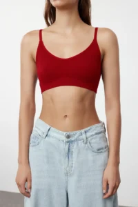 TRENDYOLMİLLA Rejection seamless/Seamless Rope Sleeveless Without underwire Wireless bralette Knitting Bra - Image 2
