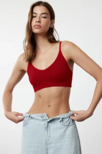 TRENDYOLMİLLA Rejection seamless/Seamless Rope Sleeveless Without underwire Wireless bralette Knitting Bra - Image 3