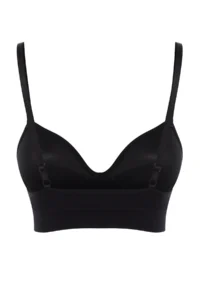 TRENDYOLMİLLA Black seamless Rope Sleeveless without filling Without underwire Covered bralette Knitting Bra - Image 8