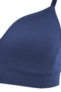 TRENDYOLMİLLA Indigo seamless/Seamless Rope Sleeveless without filling Without underwire Covered bralette Knitting Bra - Image 10