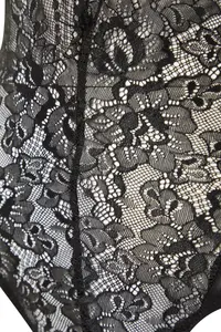 TRENDYOLMİLLA Black Lace Window/Cut Out Detailed Rope Sleeveless snaps Knitting Bodysuit .D.00011 - Image 3