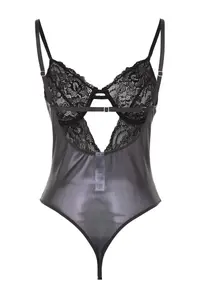 TRENDYOLMİLLA Black Lace Window/Cut Out Detailed Rope Sleeveless snaps Knitting Bodysuit .D.00011 - Image 4
