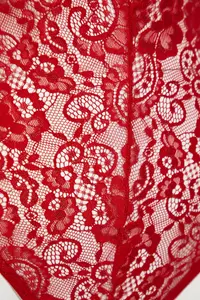 TRENDYOLMİLLA Red Lace Window/Cut Out Detailed snaps Knitting Bodysuit .D.00011 - Image 7