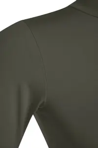 TRENDYOLMİLLA Khaki Cotton Turtleneck Long Sleeve snaps Knitting Bodysuit .D.00033 - Image 3