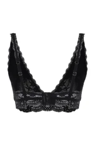 TRENDYOLMİLLA Black Lace Without underwire Wireless Thick Sleeveless bralette Knitting Bra - Image 10