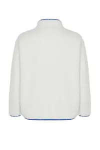 TRENDYOLMİLLA White Plush Knitting Sports Sweatshirt - Image 8