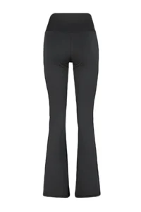 TRENDYOLMİLLA Black Double breasted Waist Detailed flared leg Yoga Knitting Sports Leggings - Image 9