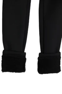 TRENDYOLMİLLA Winter Essential/Ski Collection Black Warm Full Size Leggings with Fleece/Plush Inside - Image 9