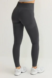 TRENDYOLMİLLA Anthracite seamless/Seamless Push Up Full Size Knitting Sports Leggings - Image 3