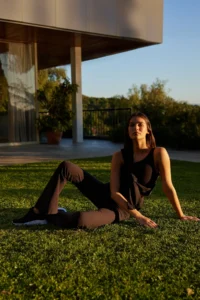 TRENDYOLMİLLA Black Brushed Soft Waist Extra Shaping flared leg Yoga Knitting Sports Leggings