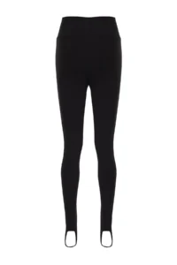 TRENDYOLMİLLA Black Brushed Soft Material Fuzo Full Size Yoga Knitting Sports Leggings - Image 8