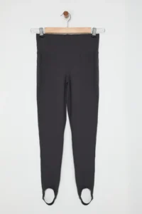 TRENDYOLMİLLA Dark Anthracite Brushed Soft Material Fuzo Full Size Yoga Knitting Sports Leggings - Image 7