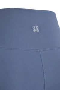 TRENDYOLMİLLA Indigo Soft Brushed Material Reflector Print Detailed Full Size Knitting Sports Leggings - Image 8