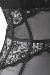 TRENDYOLMİLLA Black Lace Piping Detailed Covered Knitting Bodysuit .D.00000 - Image 7