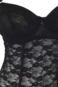 TRENDYOLMİLLA Black Lace Window/Cut Out Detailed Knitting Bodysuit .D.00002 - Image 6