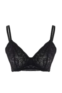 TRENDYOLMİLLA Black Lace Without underwire Wireless Sleeveless bralette Knitting Bra - Image 7