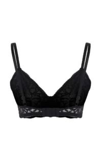 TRENDYOLMİLLA Black Lace Without underwire Wireless Sleeveless bralette Knitting Bra - Image 8