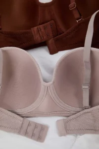 TRENDYOLMİLLA Brown-Mink 2 Sets Cotton Ribbed Covered Strapless Knitting Bra - Image 9