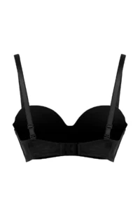TRENDYOLMİLLA Black-Green 2 Sets Paket Cotton Ribbed underwire Covered Sleeveless Strapless Knitting Bra - Image 14