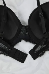 TRENDYOLMİLLA Black Micro Lace Detailed Covered T-Shirt Bra Knitting Bra - Image 8