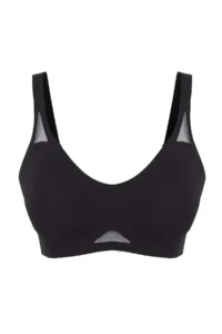 TRENDYOLMİLLA Black Seamless Laser Cutting Invisible/Ghost Without underwire Covered bralette Knitting Bra - Image 7