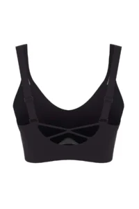 TRENDYOLMİLLA Black Seamless Laser Cutting Invisible/Ghost Without underwire Covered bralette Knitting Bra - Image 8