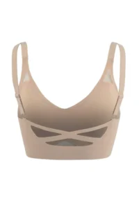 TRENDYOLMİLLA Ecru Seamless Laser Cutting Invisible/Ghost Without underwire Covered bralette Knitting Bra - Image 2